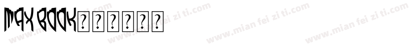 Max book字体转换